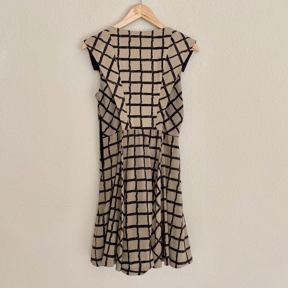 Rag & Bone Lorie Windowpane Print Flare Dress 2 - image 4